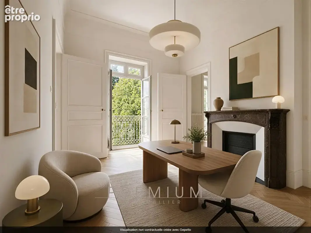 Rare - Écusson, 3e et dernier étage avec ascenseur dans un hôtel particulier haussmannien, vue sur les jardins du musée MOCO - photo 10