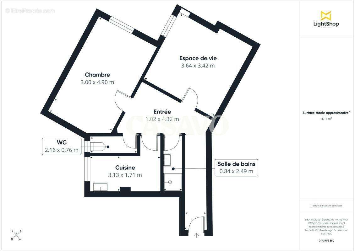 Vente Appartement 2 pièces de 48m² - 75019 Paris - photo 15