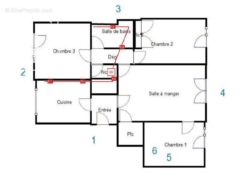 Appartement à CHATEAUROUX