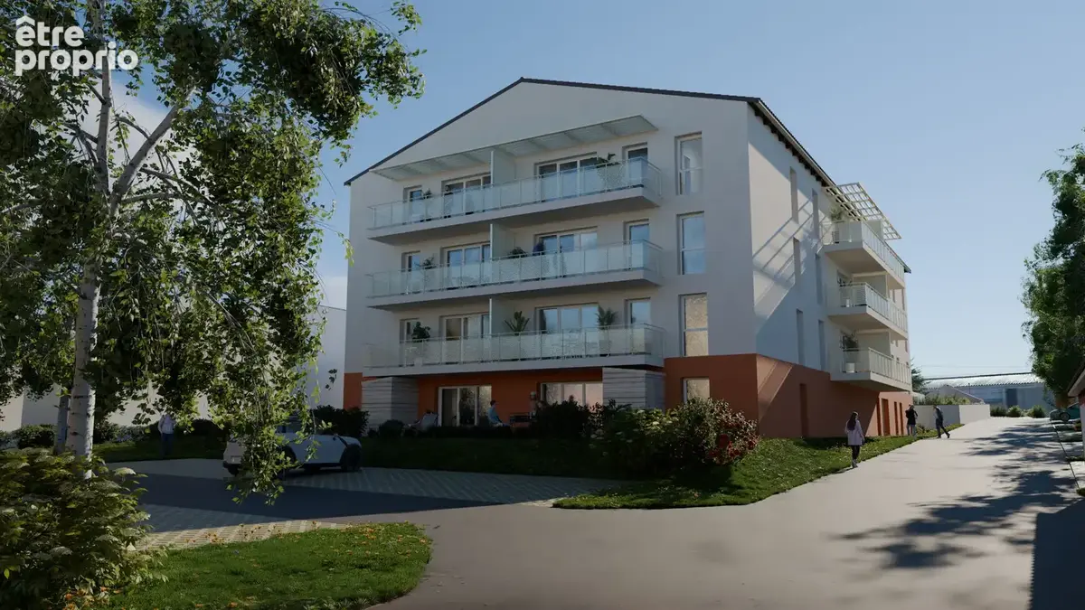 Appartement T2 neuf avec balcon à Gerzat - photo 3