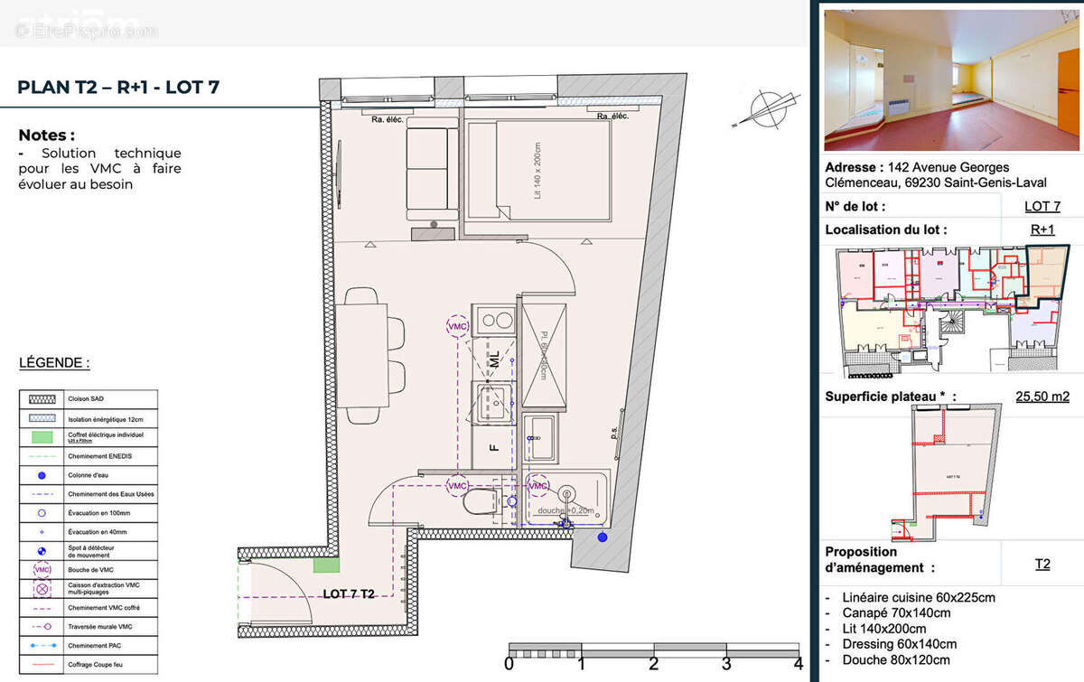 Appartement à SAINT-GENIS-LAVAL