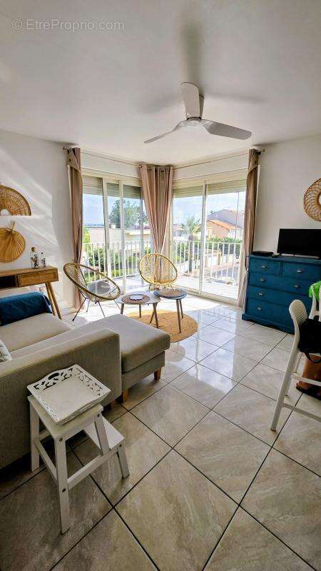 Palavas les flots appartement t3 renove vue mer dernier etage terrasse - photo 8