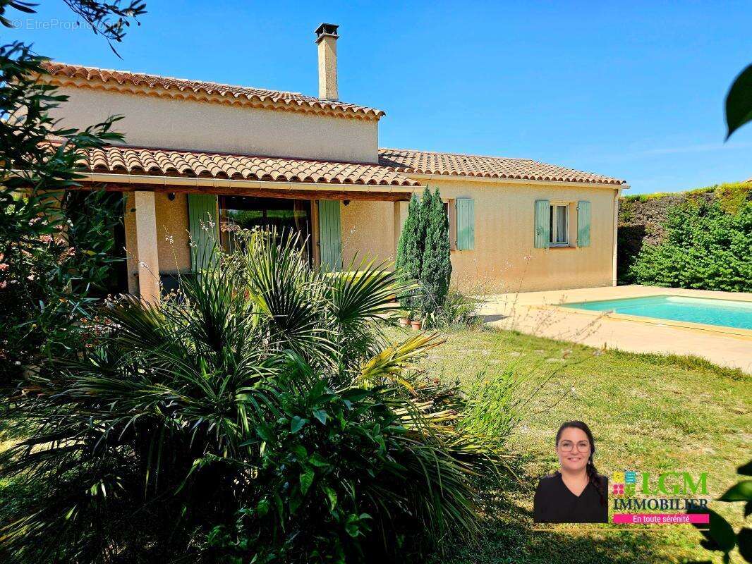 Maison avec piscine à Laudun - 4 chambres- 115 m² - Terrain clos et arboré 787m² - photo 3
