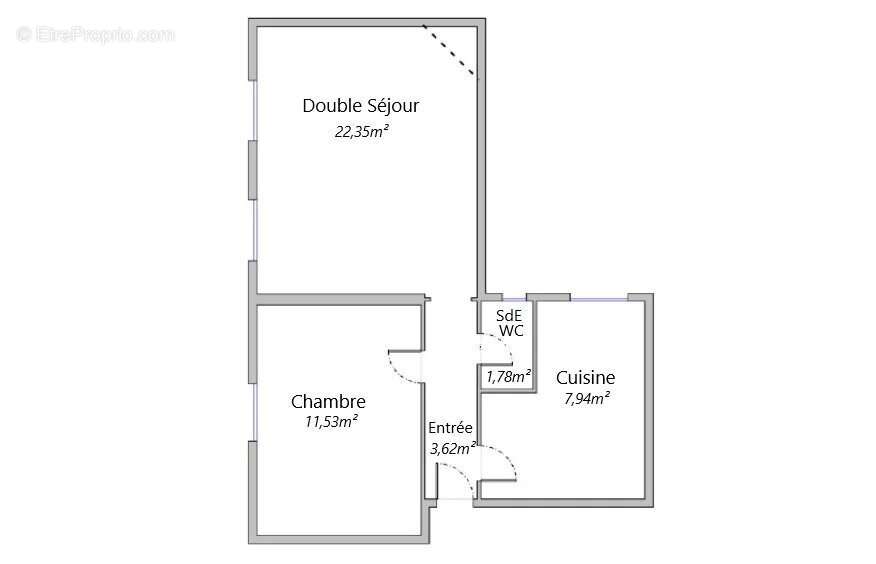 Appartement à PARIS-18E