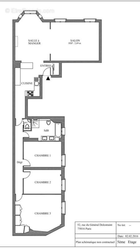 Appartement à PARIS-16E