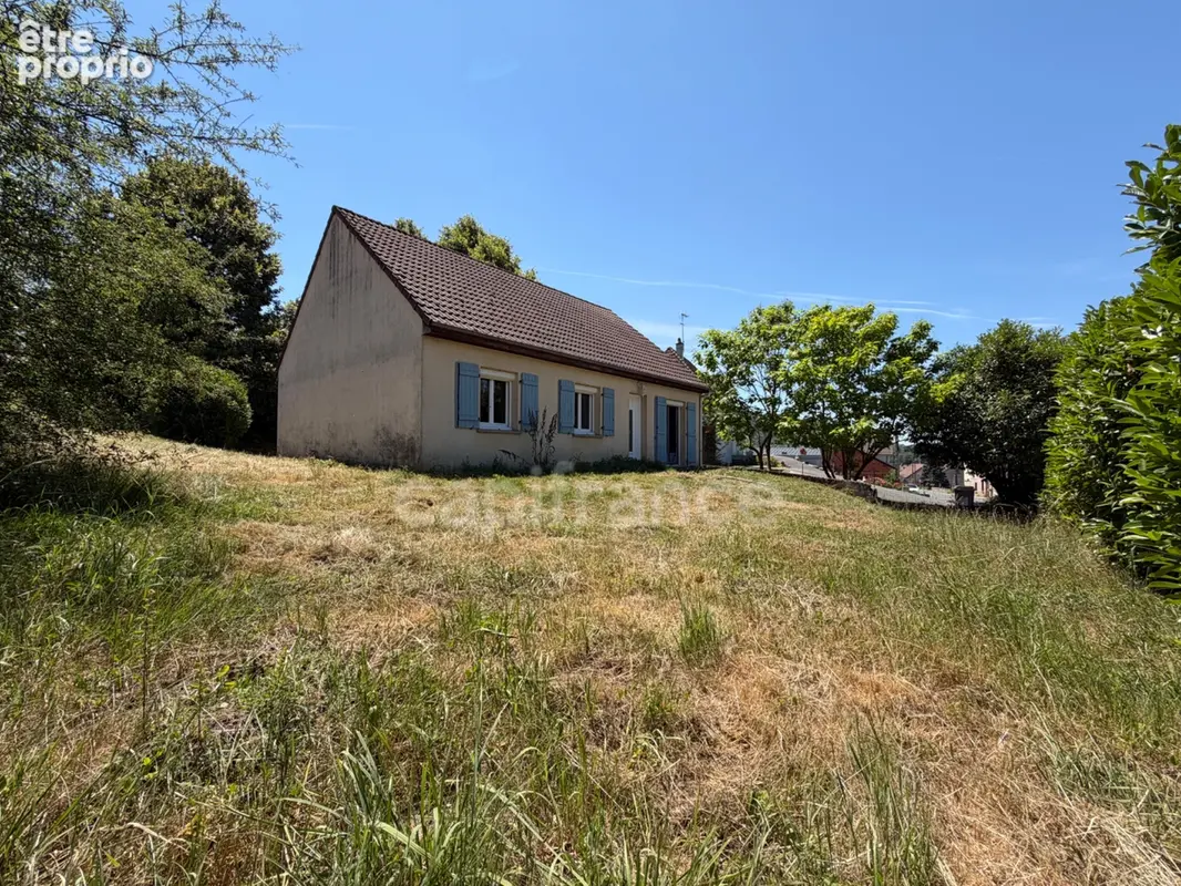 Maison de 110 m2, terrain clos et arboré 1000 m2, 4 chambres, 1 bureau, tout-à-l'égout, fibre optique, tf 615€, double vitrage p - photo 3