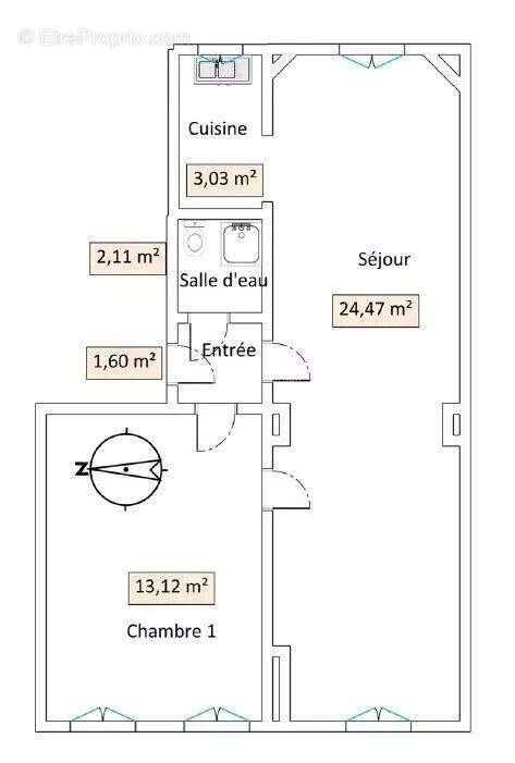 Appartement à ASNIERES-SUR-SEINE