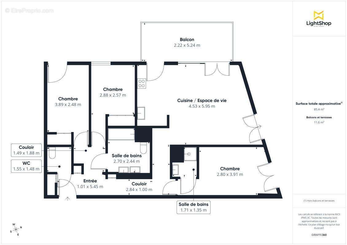 Appartement à BORDEAUX
