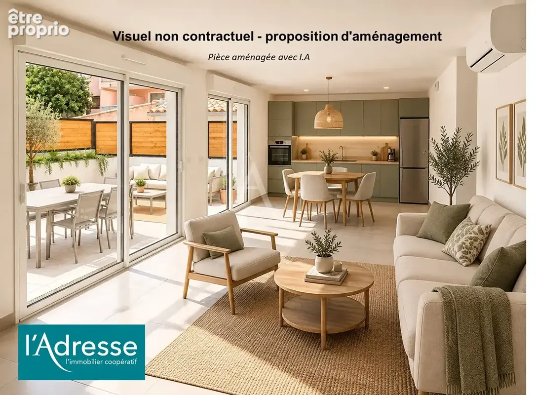 Appartement Le Pradet 4 pièces rez de jardin - photo 3