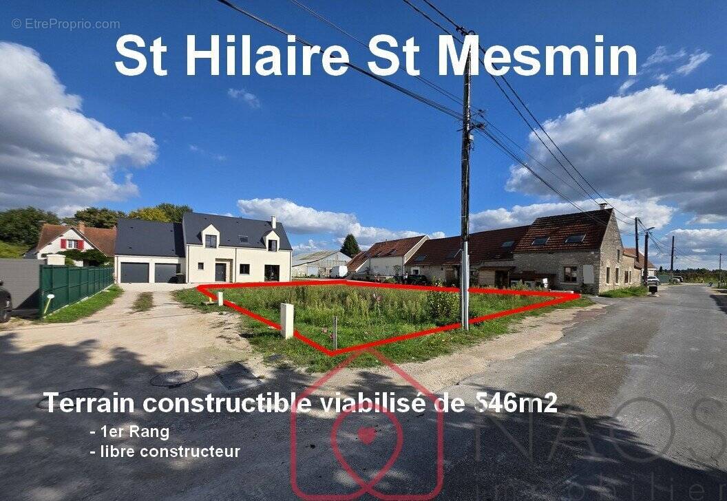 Terrain à SAINT-HILAIRE-SAINT-MESMIN