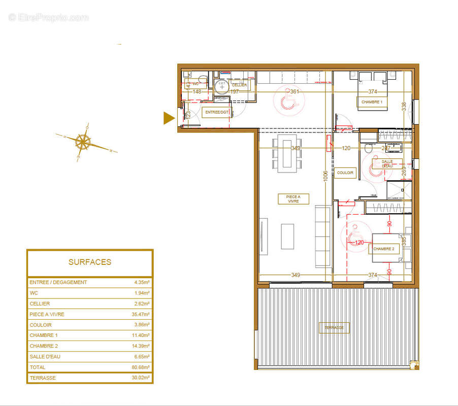 Appartement à SARI-SOLENZARA