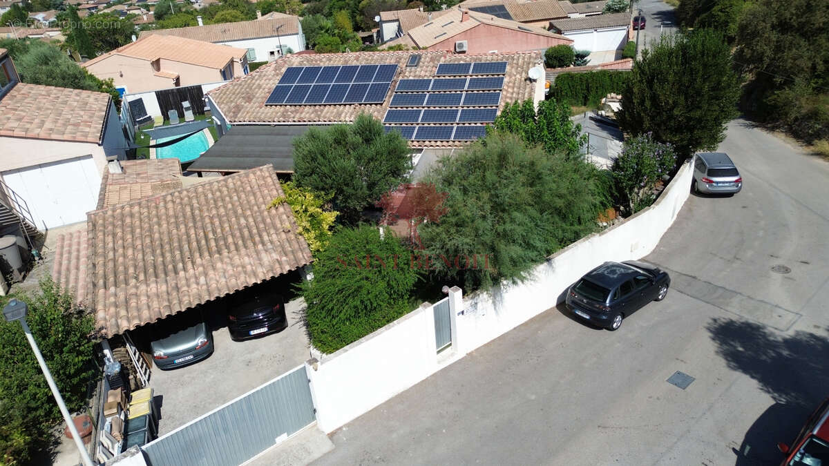 Gigean - villa t4 de plain pied avec piscine + appartement independant - photo 2