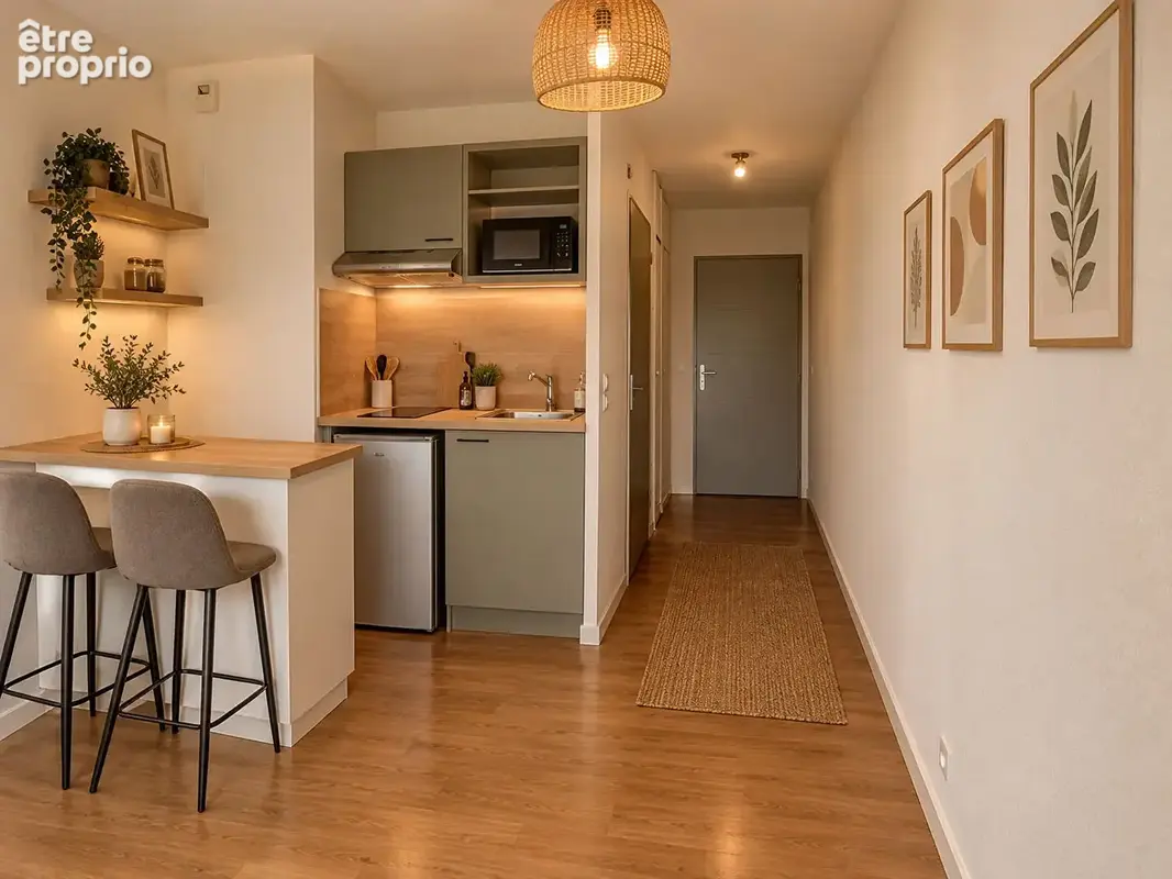 Appartement Lormont 1 pièce(s) 27.41 m2 - photo 1