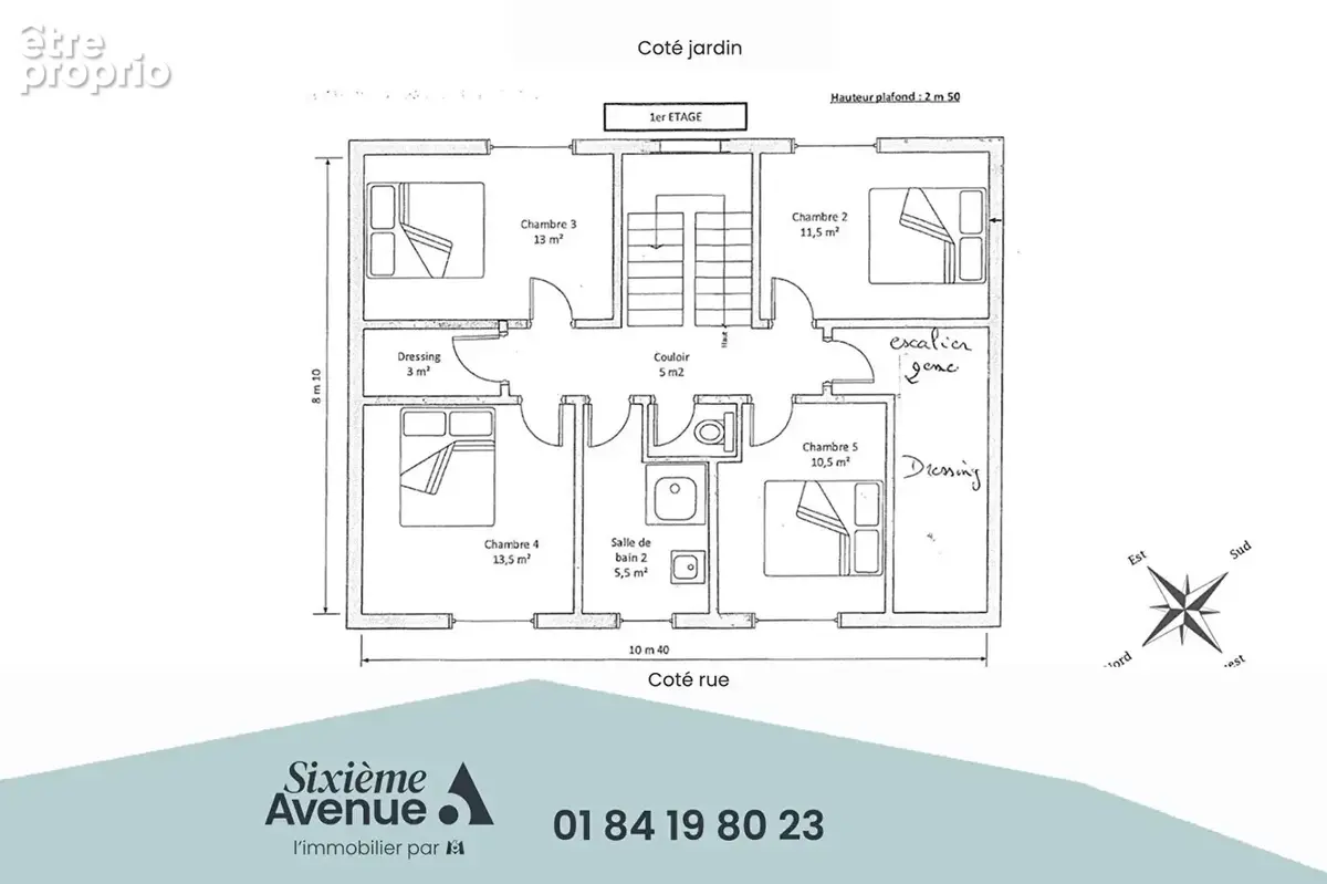CHAVILLE - MAISON de 7 pièces 294 m2 au sol avec JARDIN - photo 12