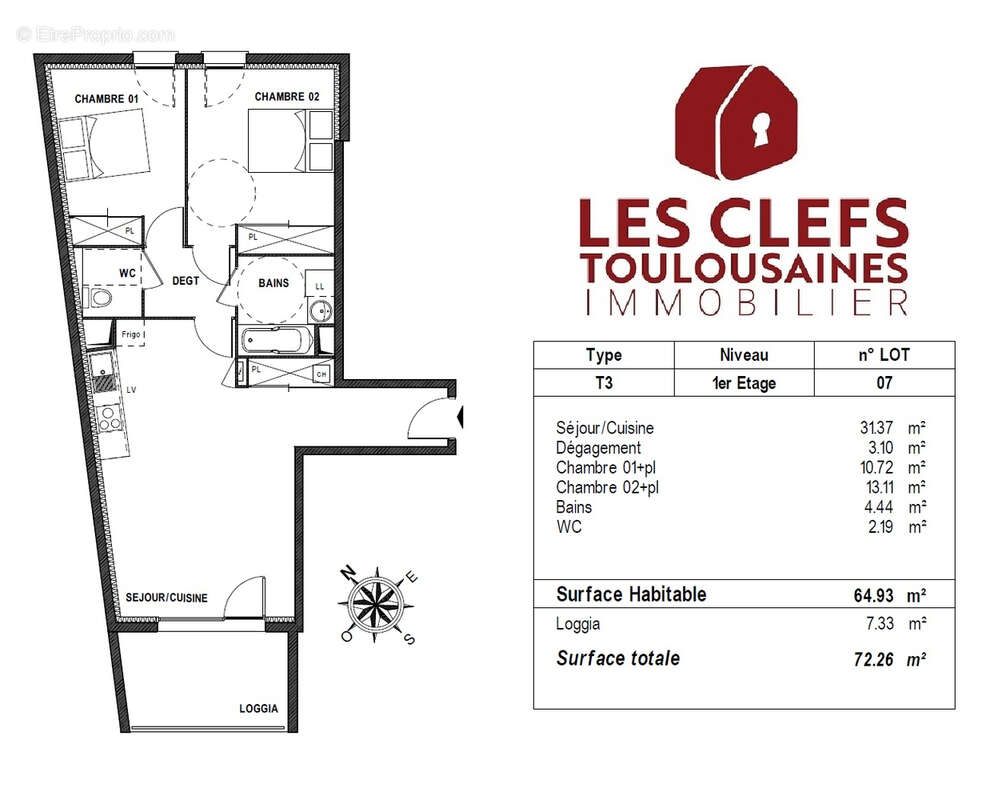 Appartement à MURET