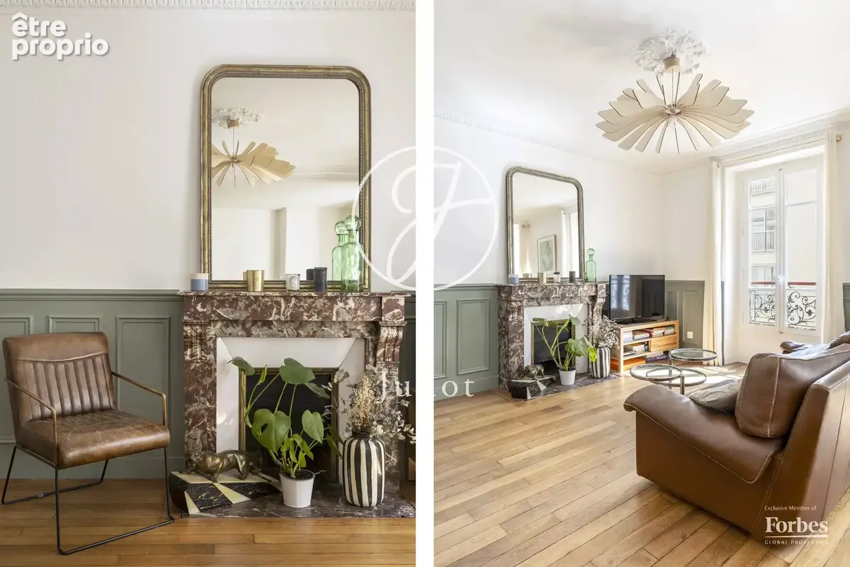 Paris 18e - MARCHÉ DU POTEAU / JULES JOFFRIN - Appartement - 67,83m² Carrez - 2 chambres - Belle rénovation - photo 3