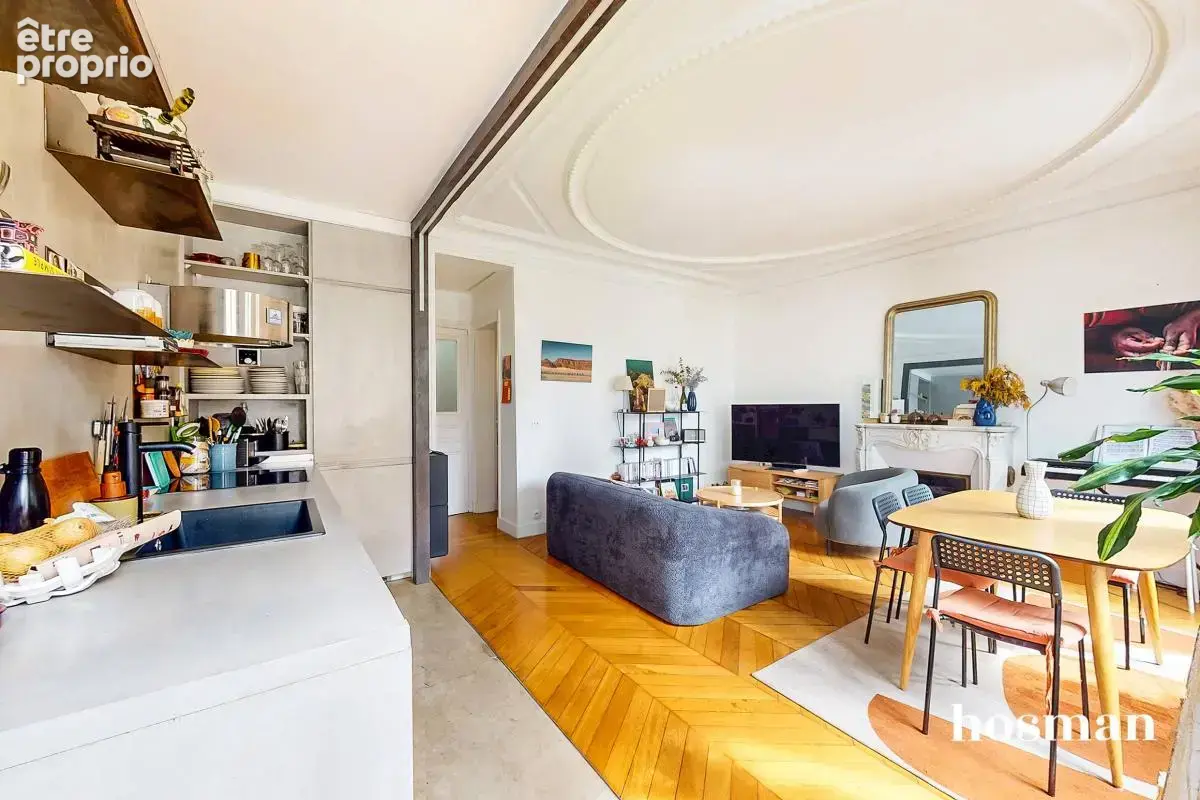 Charmant 2 pièces de 38 m² avec balcon lumineux - Rue Ordener, Paris 18ème - photo 5