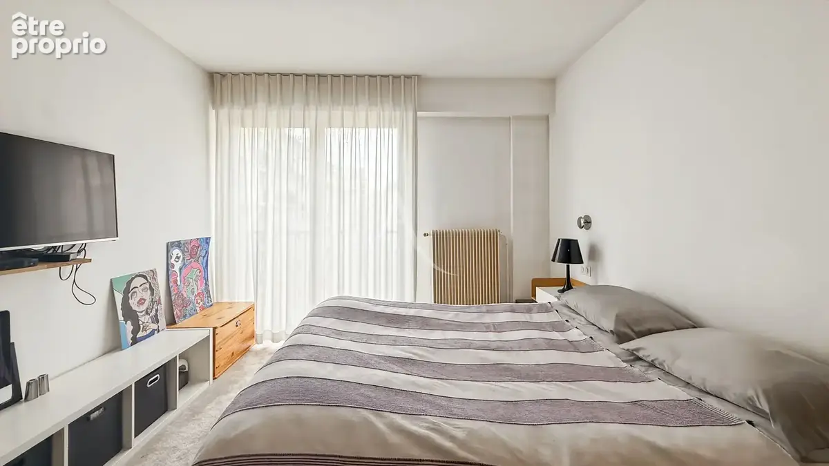 Paris 16e  henri heine  3 pièces 92 m²  5e étage balcon sur jardin - photo 8