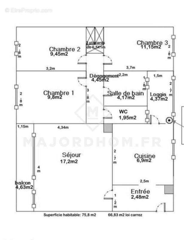 Appartement à MARSEILLE-9E