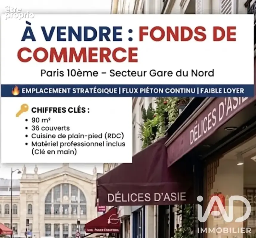 Photo 1 - Commerce à PARIS-10E