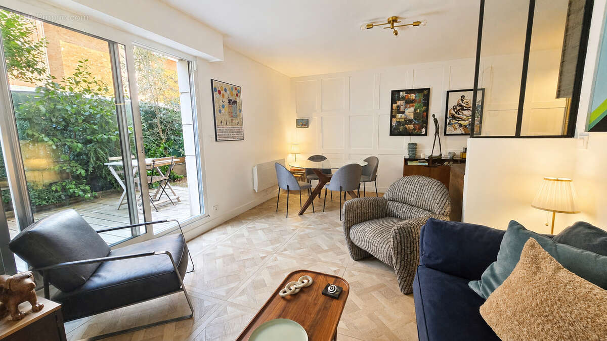 Appartement Paris 3 pièce(s) 64 m2 et 35 m² de jardin privatif - photo 4