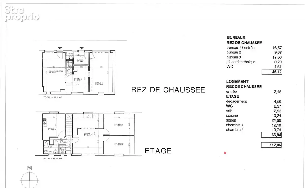 EXCLUSIVITE - Appartement 4  pièces et local à vendre - CHARTRES - photo 17