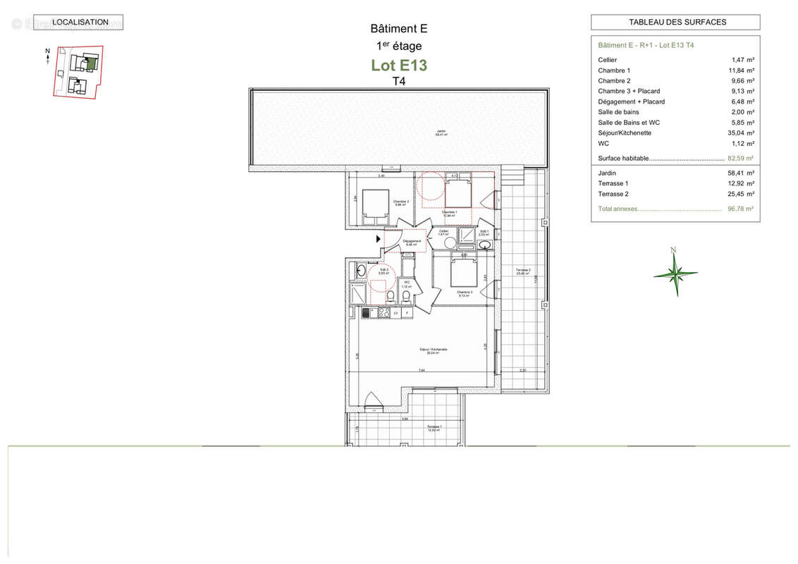 Appartement à BORMES-LES-MIMOSAS