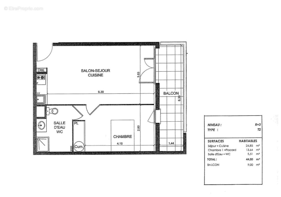 Appartement à TOULOUSE