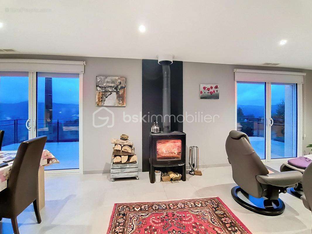 Maison contemporaine 122 m² + dépendance 85 m² + garage – Vue panoramique – Saint-Vincent-d’Olargues - photo 7