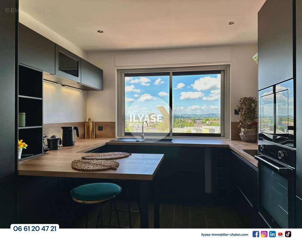 Appartement T4 avec vue unique  Centre-ville Chalon-sur-Saône  Spa  Balcon - photo 6