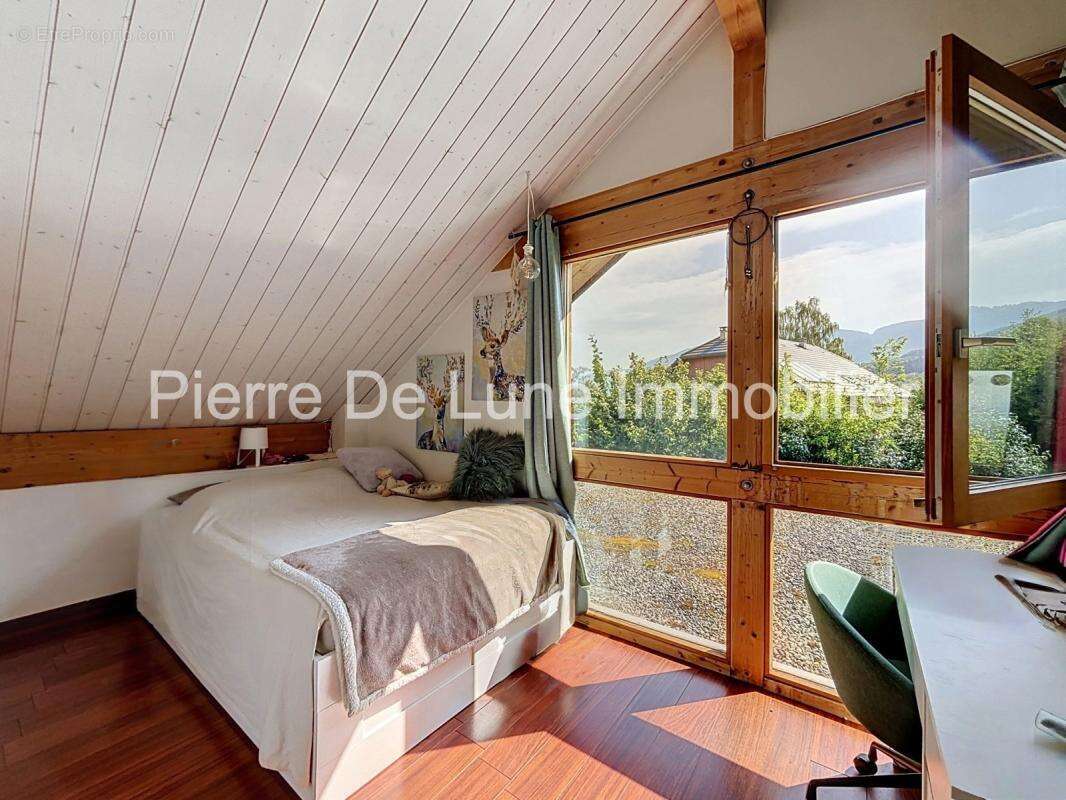Trévignin – Maison d'exception en ossature bois avec vue dominante, piscine et panorama sur les montagnes - photo 34