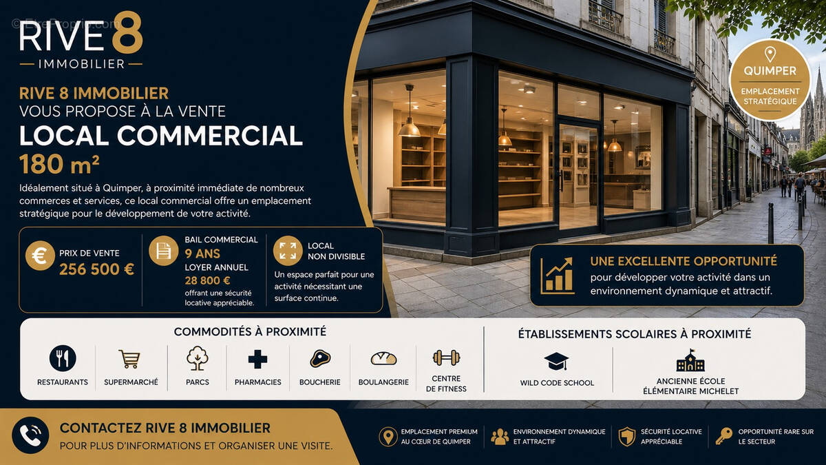 Commerce à QUIMPER