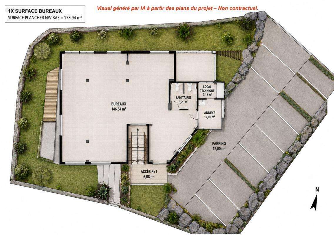 Étang-salé – ensemble immobilier neuf mixte professionnel et habitation - photo 6