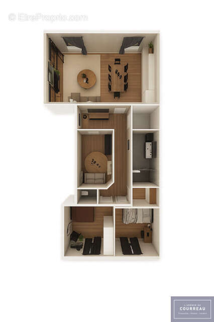 Montpellier   F3 de 83 m2 à Rénover dans Immeuble de Caractère - photo 8