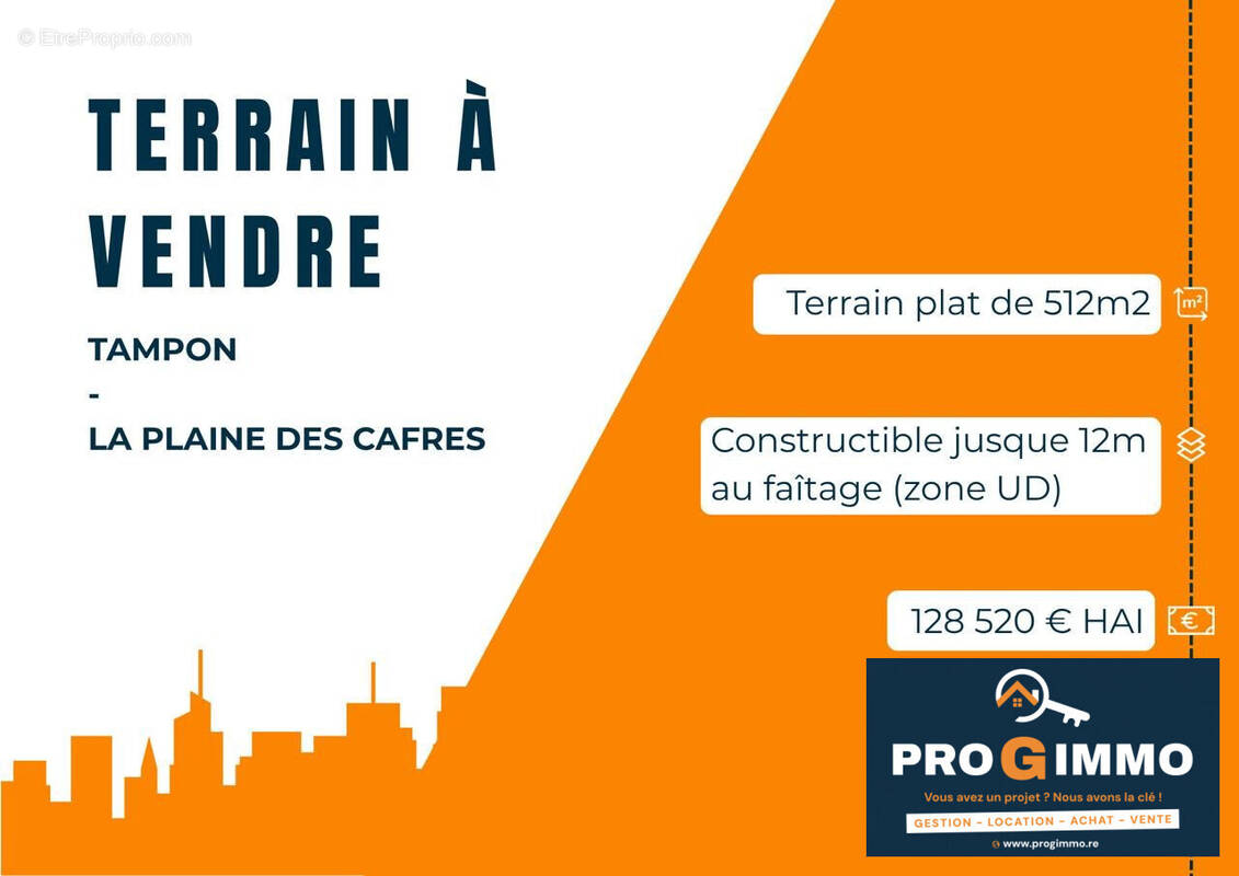 Terrain à LE TAMPON