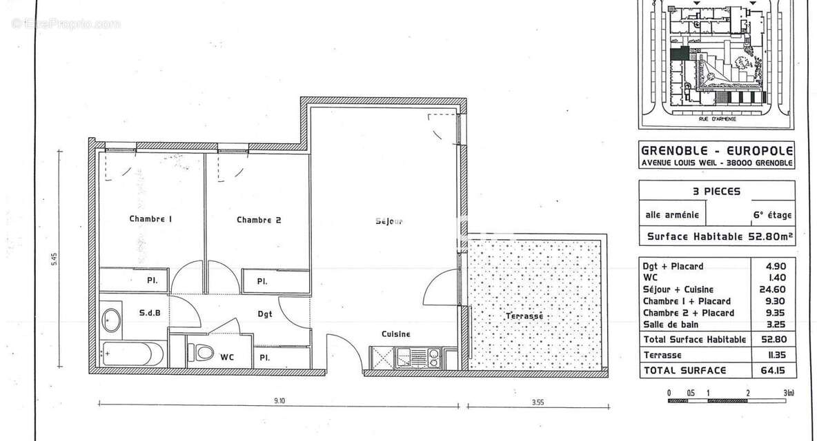 Appartement à GRENOBLE