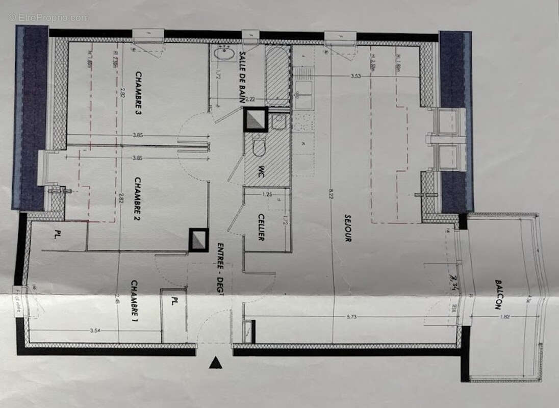 Appartement à CHAVAGNE