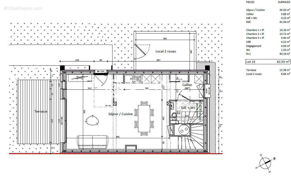 Maison à GETIGNE