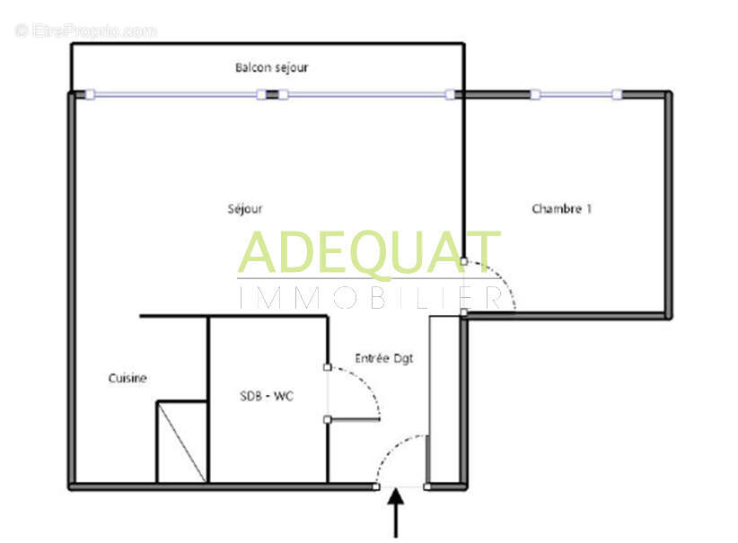Appartement à LYON-8E