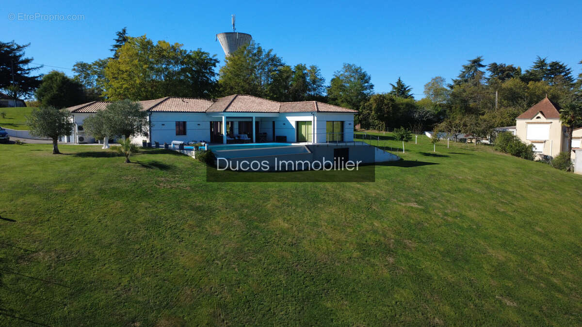 Maison contemporaine cocooning avec piscine   Vue paronamique   À 18 min de Marmande, 1 H de Bordeaux - photo 5
