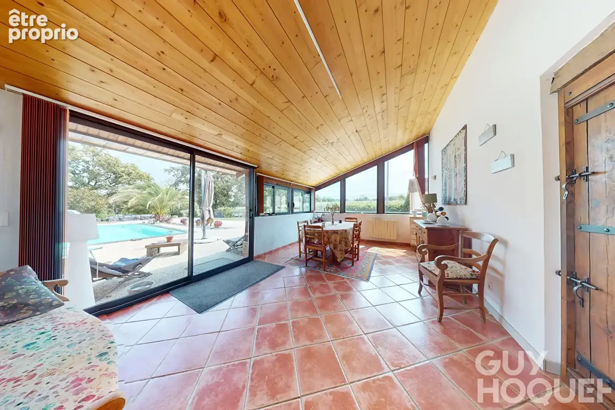 Ferme landaise de caractère à Tilh de 1,5 ha avec piscine et dépendance au calme - photo 5