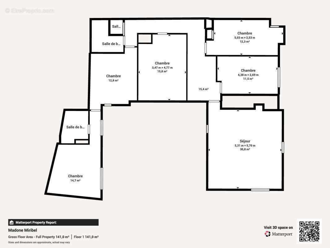Appartement à MIRIBEL