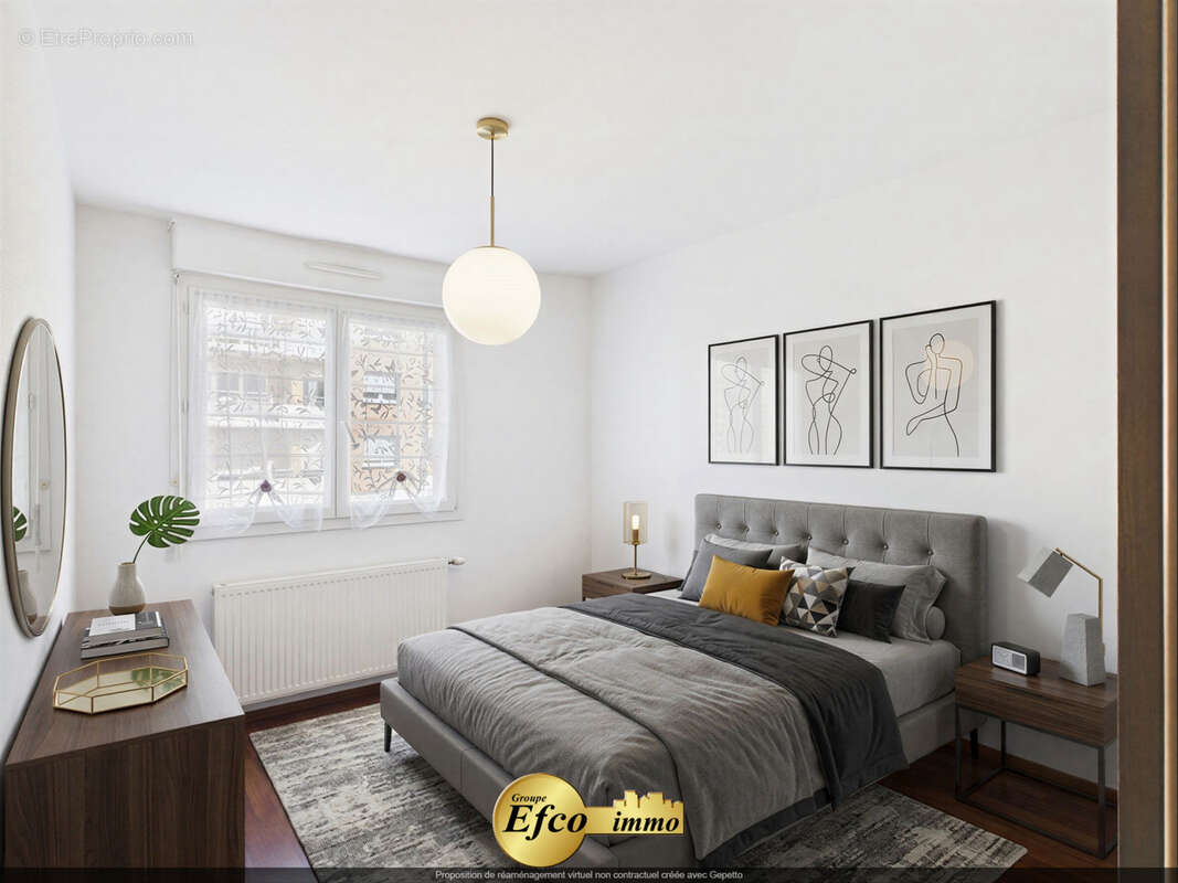 CERNAY joli T2 balcon, lumineux, soigné, libre, avec garage et parking privé. - photo 8