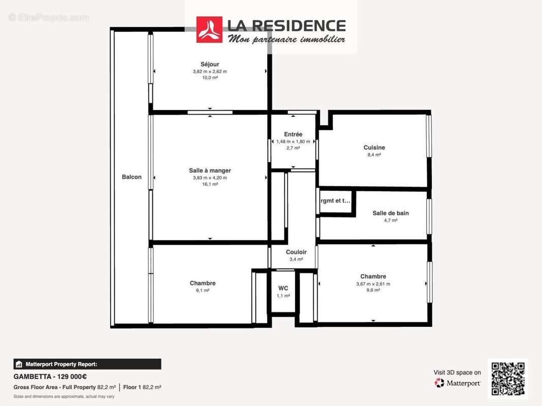 Appartement à LES MUREAUX