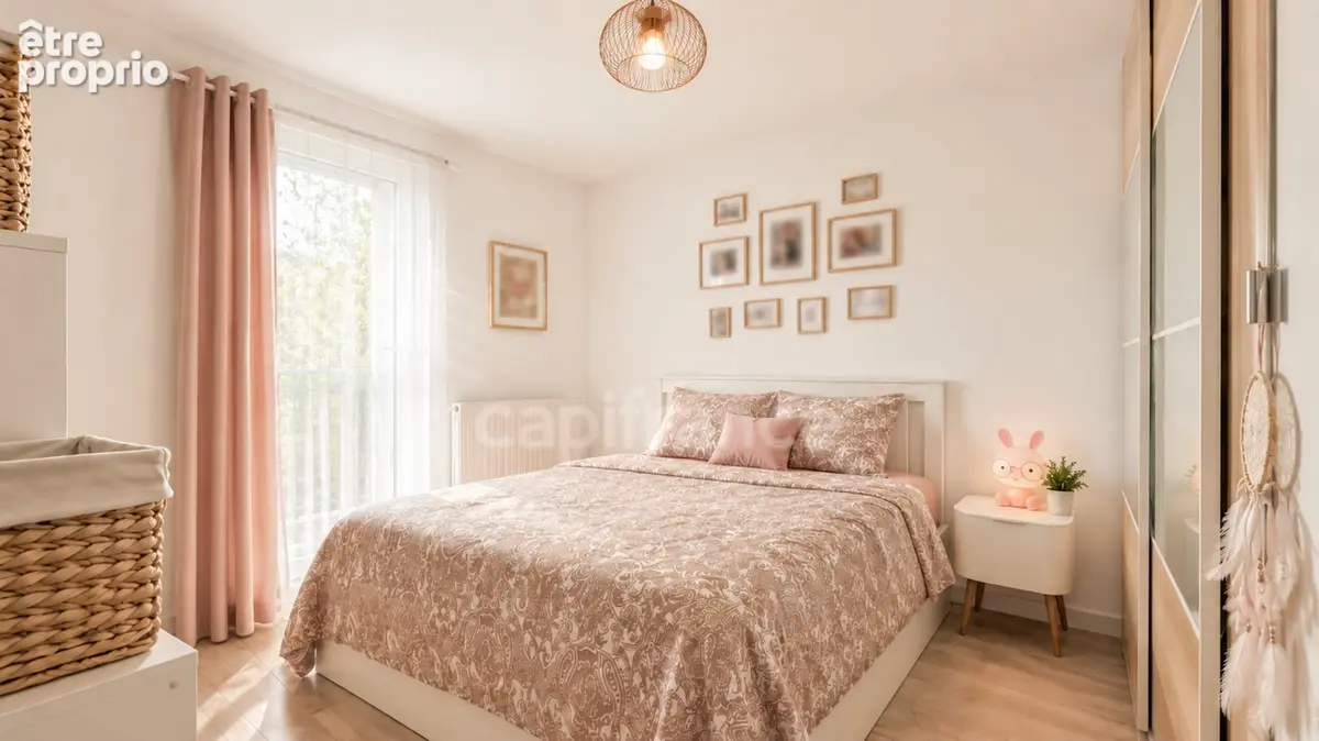 Fleury merogis, rue de la coulée verte, appartement t3 63 m² avec grand balcon et deux stationnements en sous-sol - photo 3