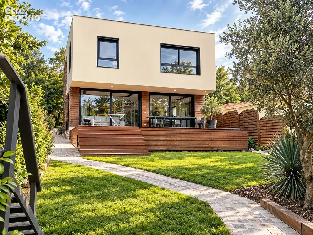 Sannois - maison contemporaine 132 m² - terrasse & jardin - photo 4
