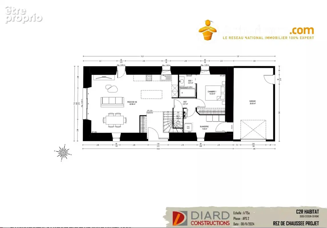 Vente Maison Cesson-sevigne(35510) 168 500ï¿œ - photo 5