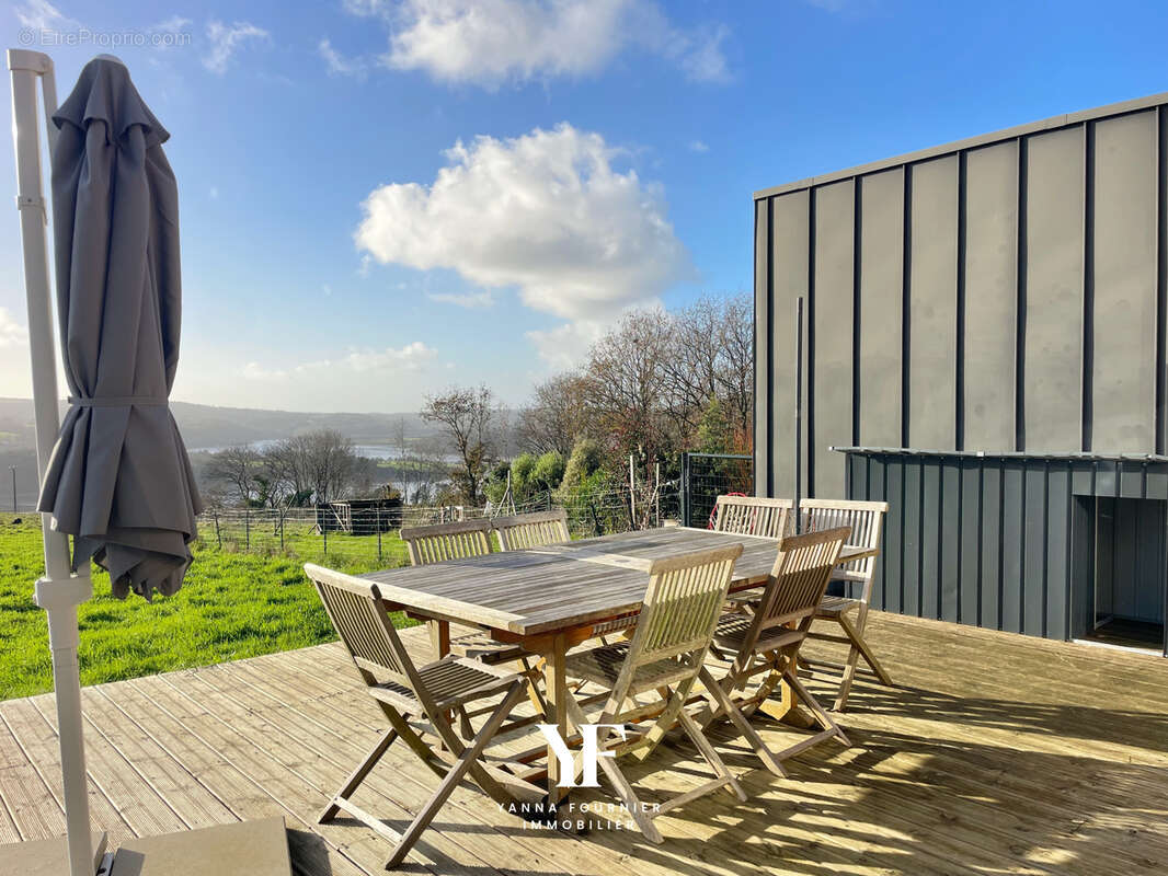 Maison contemporaine - 5 chambres - Vue sur la rivière de Rosnoën, - photo 19