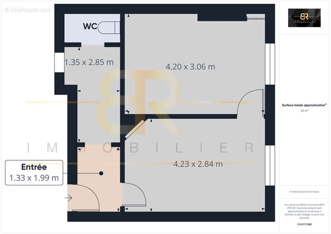 Appartement à PARIS-17E