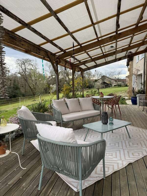 historic house southwest France maison historique Gers terrasse couverte covered terrace - Maison à BOULOGNE-SUR-GESSE